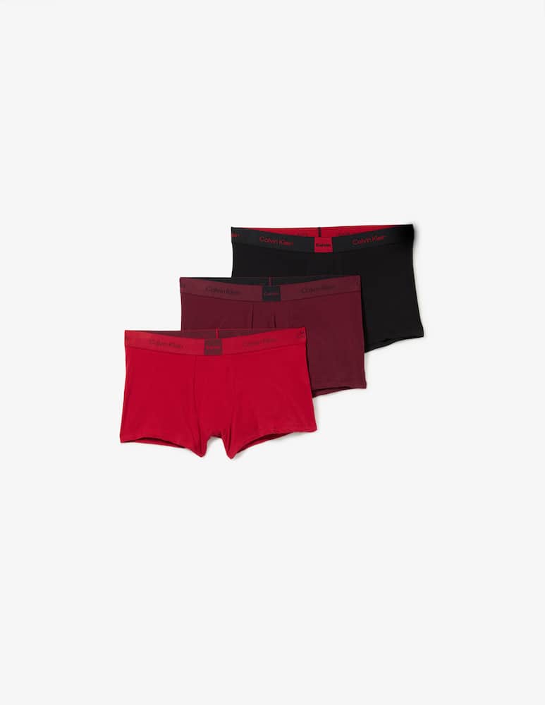 rinascente Calvin Klein Trunk 3 pack icon logo cotone
