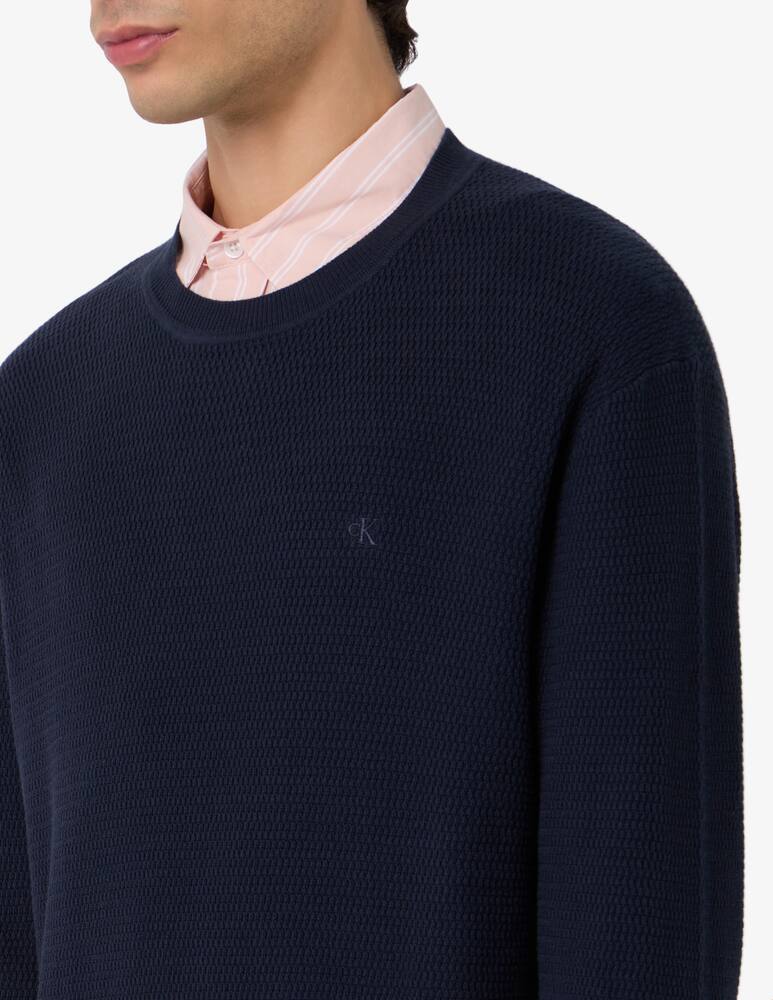 rinascente Calvin Klein Crewneck textured jumper