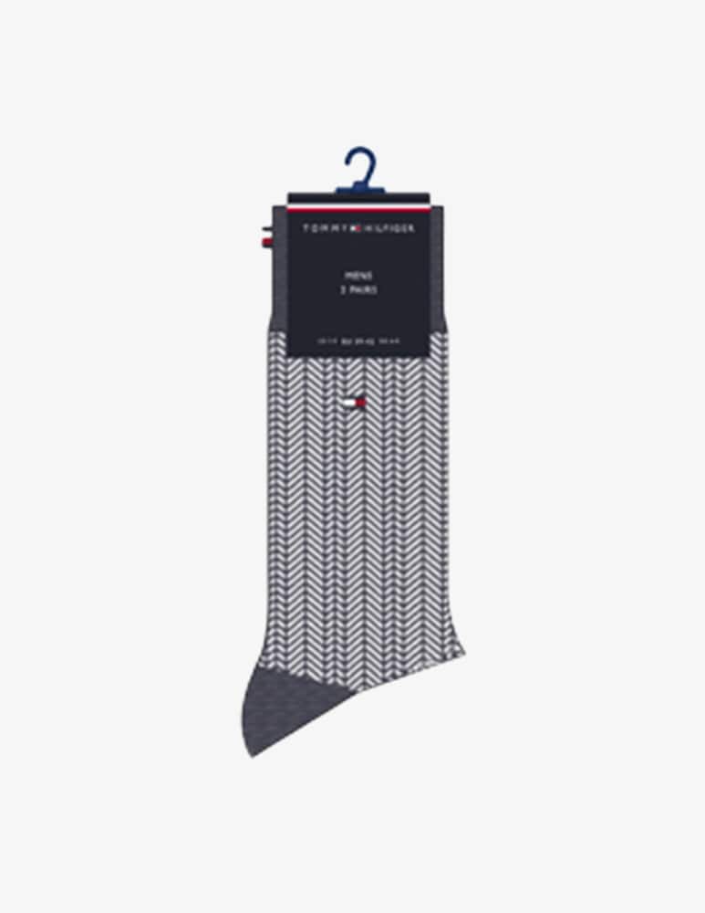 Tommy Hilfiger Calze mouliné herringbone 2 paia - immagine 1 Tommy Hilfiger Calze mouliné herringbone 2 paia - immagine 1