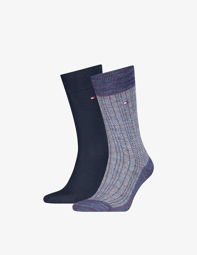 Tommy Hilfiger Calze mouliné herringbone 2 paia - immagine 2 Tommy Hilfiger Calze mouliné herringbone 2 paia - immagine 2