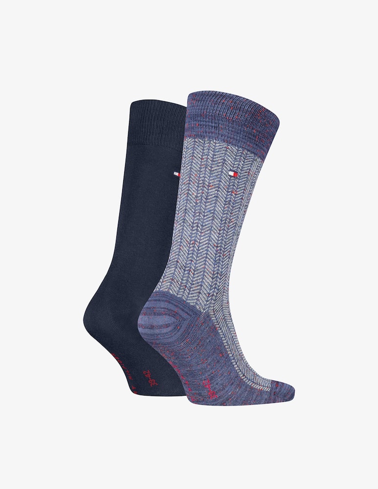 Tommy Hilfiger Calze mouliné herringbone 2 paia - immagine 3 Tommy Hilfiger Calze mouliné herringbone 2 paia - immagine 3