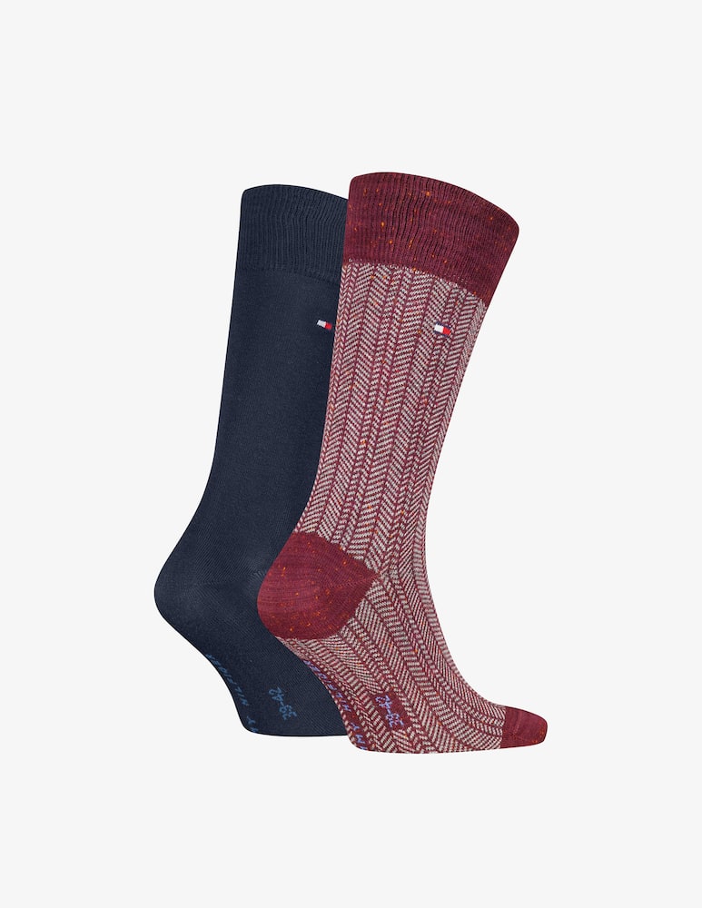 Tommy Hilfiger Calze motivo chevron 2 paia - immagine 3