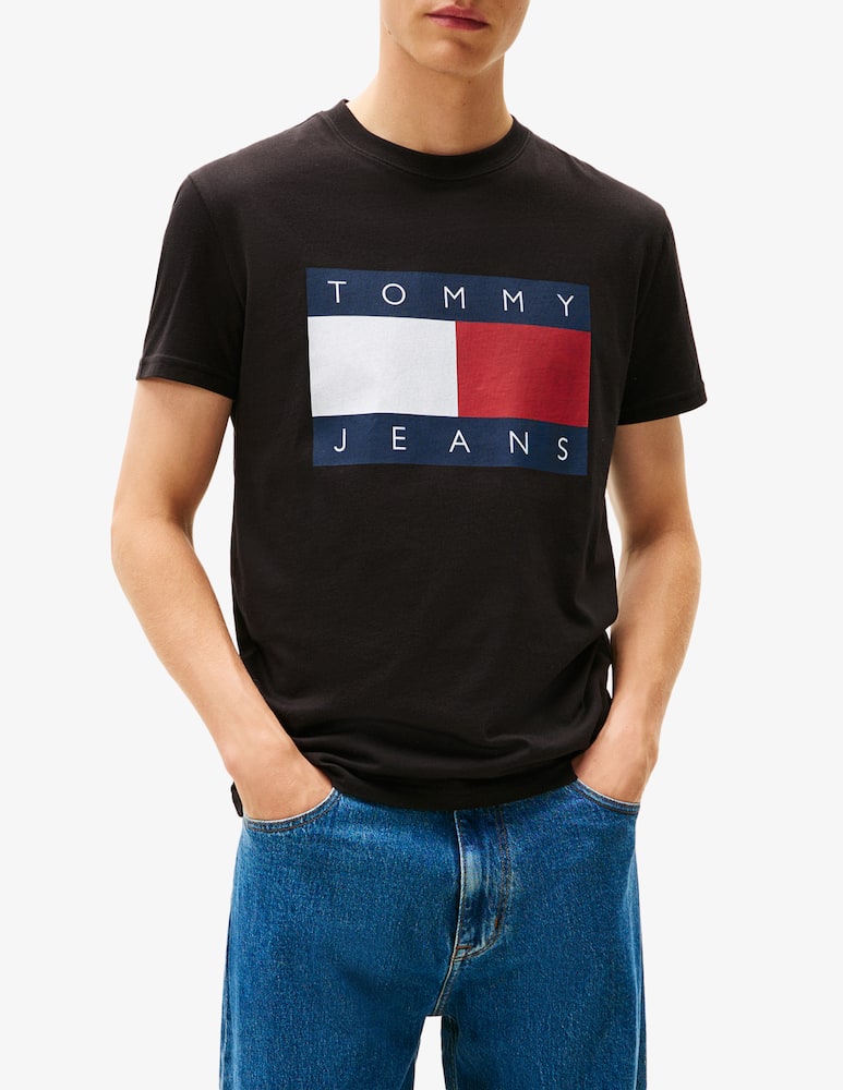 rinascente Tommy Jeans Flag logo t-shirt