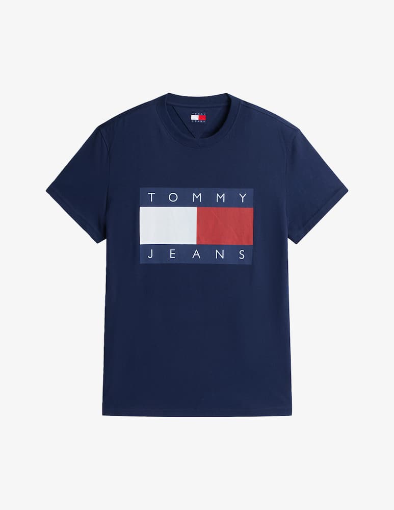 rinascente Tommy Jeans Flag logo t-shirt