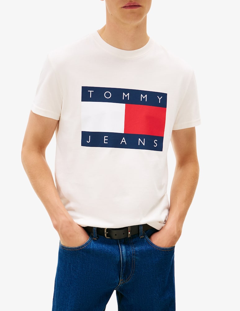 rinascente Tommy Jeans Flag logo t-shirt