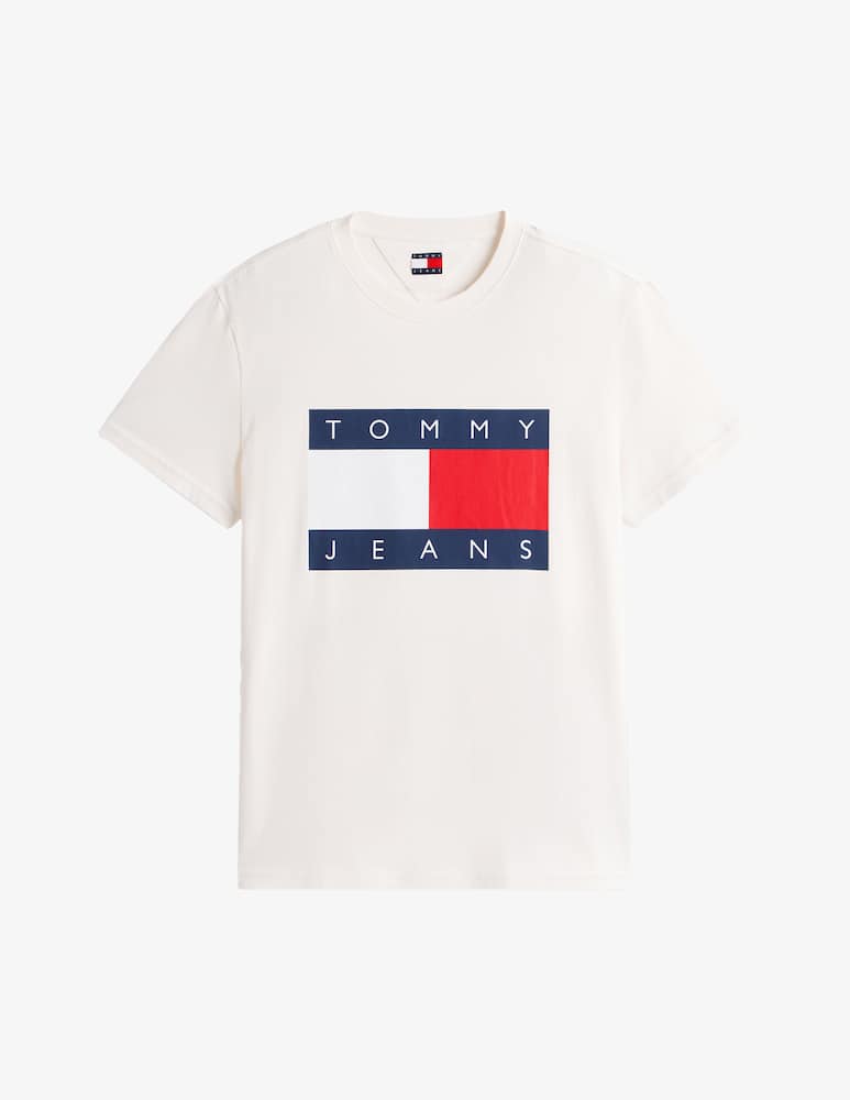rinascente Tommy Jeans Flag logo t-shirt