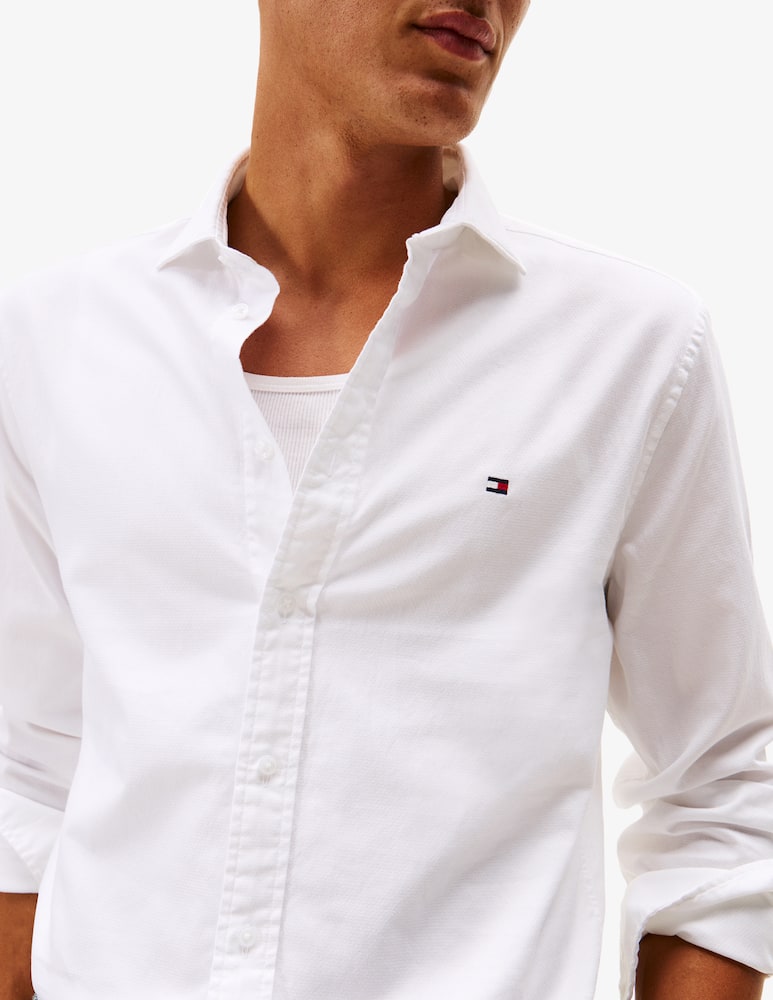 rinascente Tommy Hilfiger Camicia Dobby in cotone