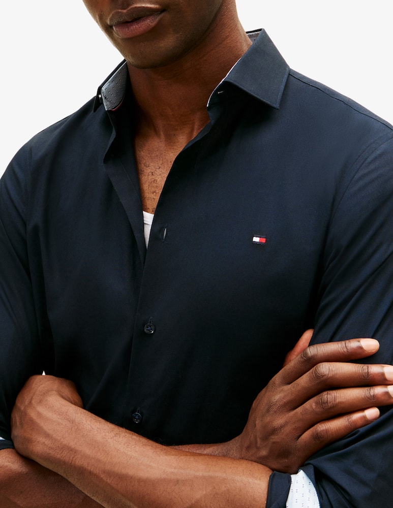 rinascente Tommy Hilfiger Camicia in popeline contrasto