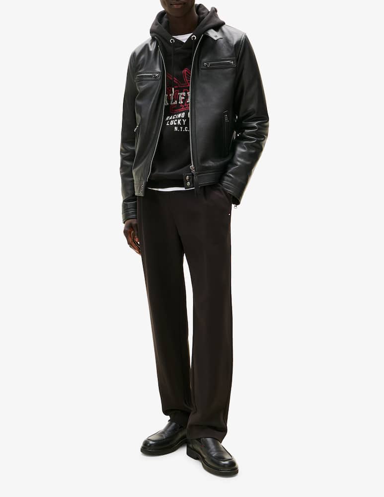 rinascente Tommy Hilfiger Giacca in pelle cafe racer