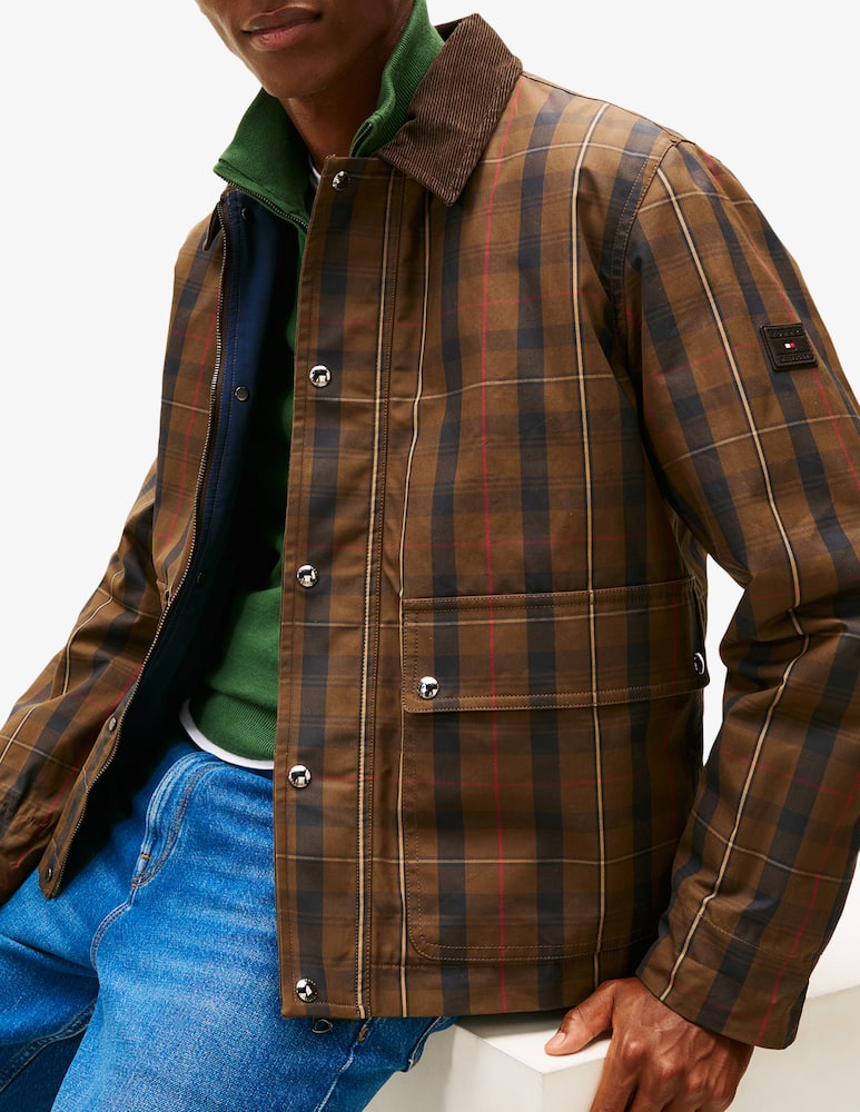 rinascente Tommy Hilfiger Barn short check jacket