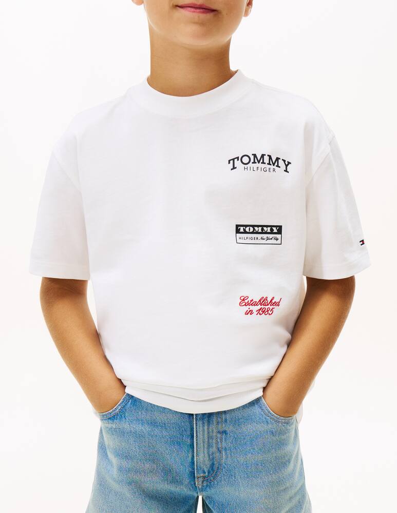Tommy Hilfiger T-shirt stampa multipla - immagine 2 Tommy Hilfiger T-shirt stampa multipla - immagine 2