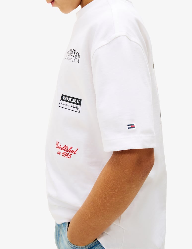 rinascente Tommy Hilfiger T-shirt stampa multipla