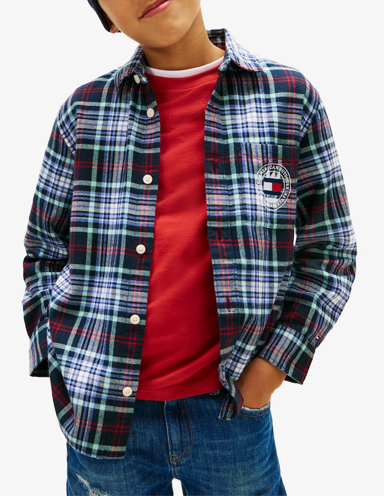 rinascente Tommy Hilfiger Camicia check con grafica