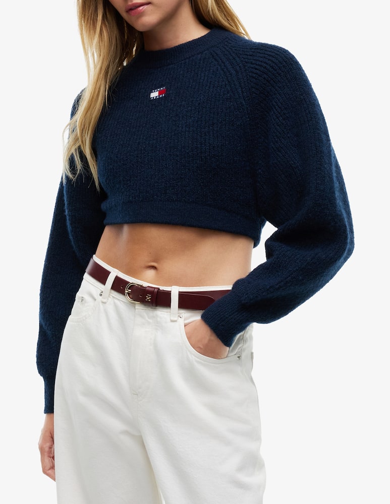 rinascente Tommy Jeans Crop badge sweater