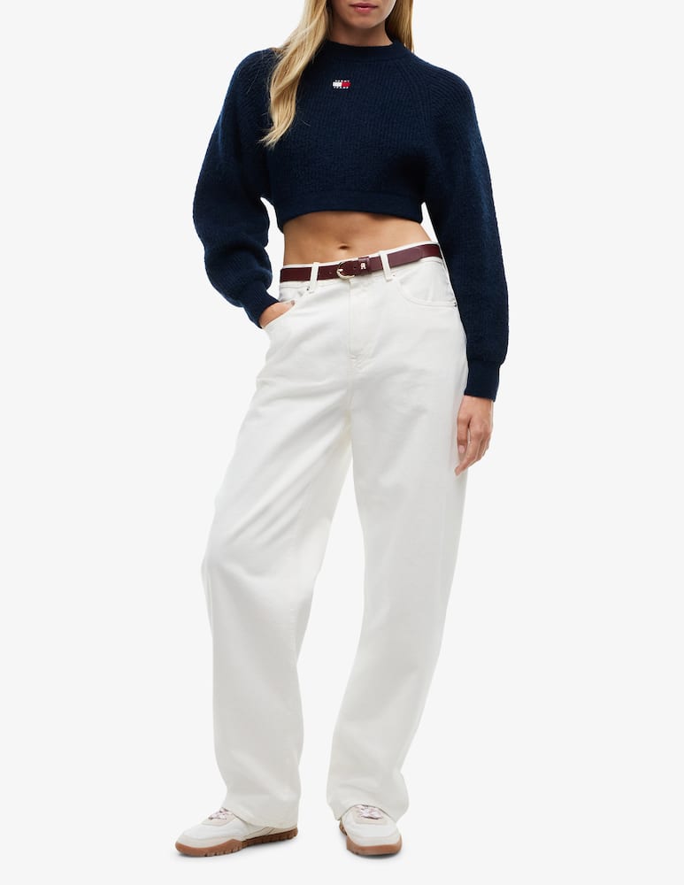 rinascente Tommy Jeans Crop badge sweater