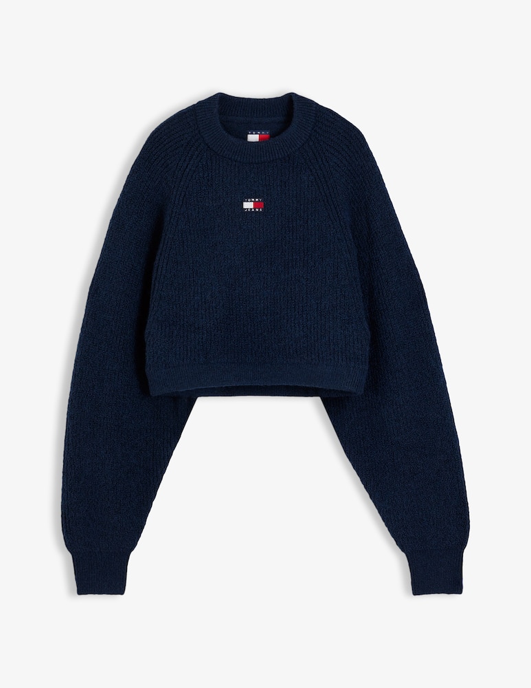 rinascente Tommy Jeans Crop badge sweater