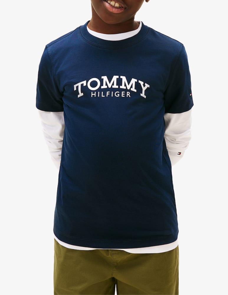 rinascente Tommy Hilfiger Monotype print t-shirt
