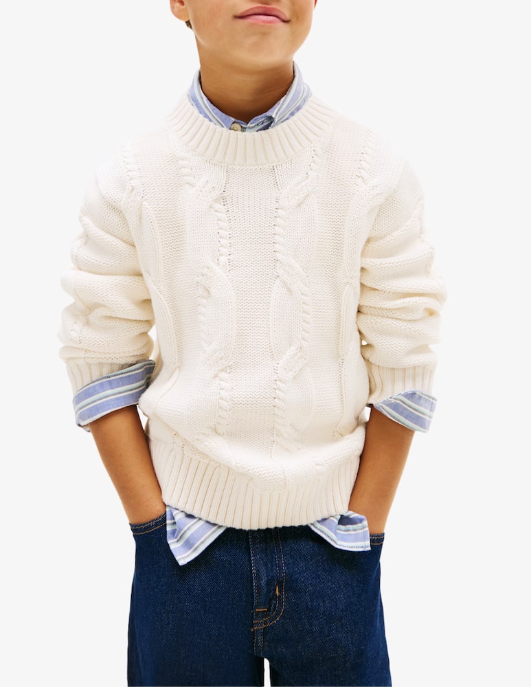 rinascente Tommy Hilfiger Maglione trecce in cotone