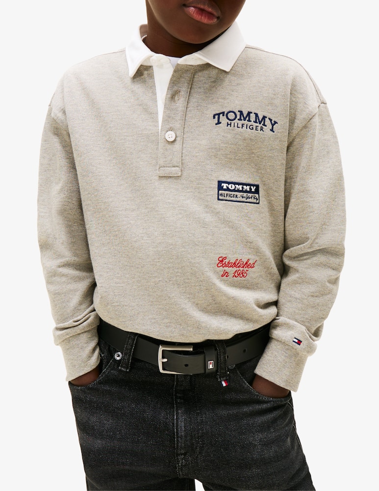 rinascente Tommy Hilfiger Polo manica lunga print