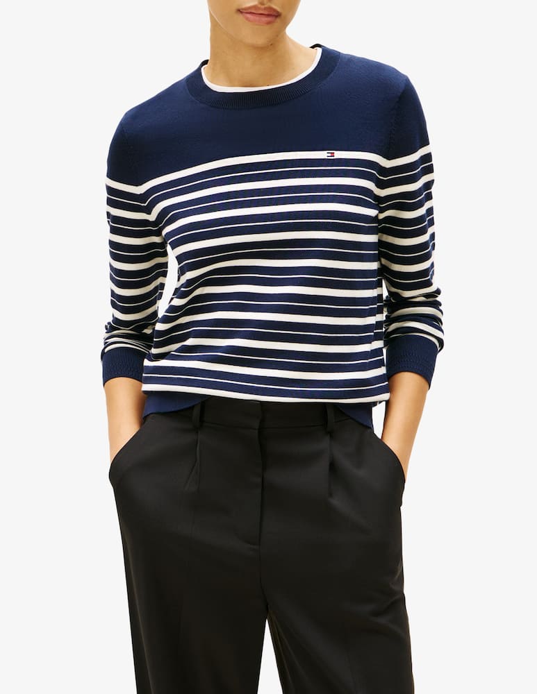 Tommy Hilfiger Striped crewneck sweater - picture 1 Tommy Hilfiger Striped crewneck sweater - picture 1