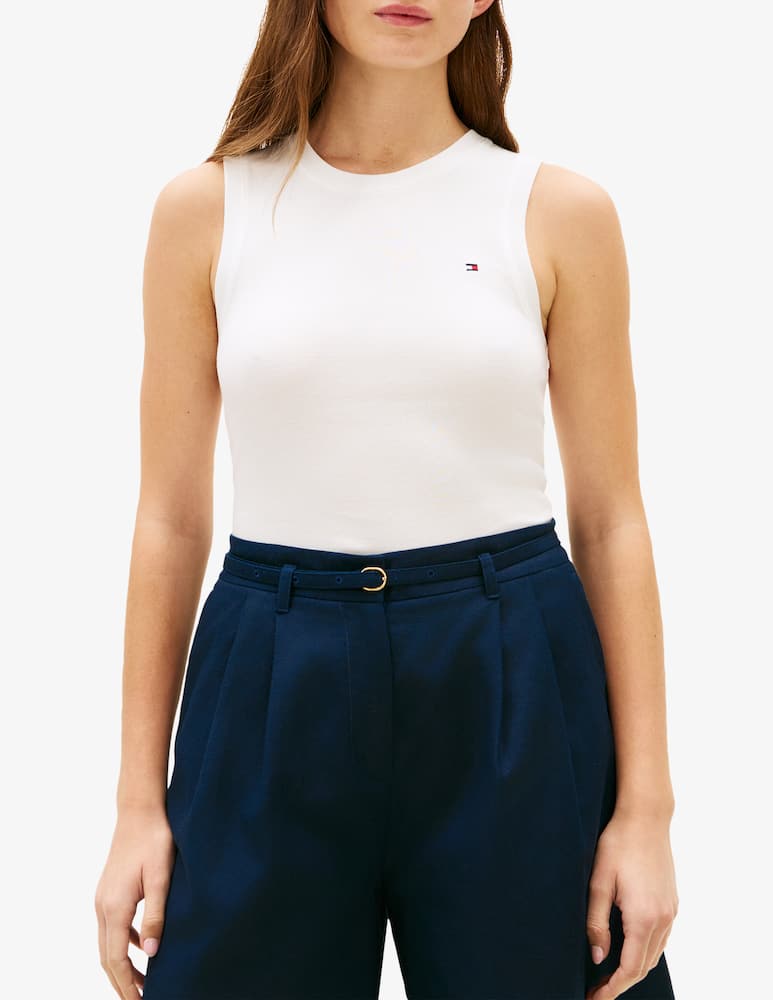 rinascente Tommy Hilfiger Top basic in cotone