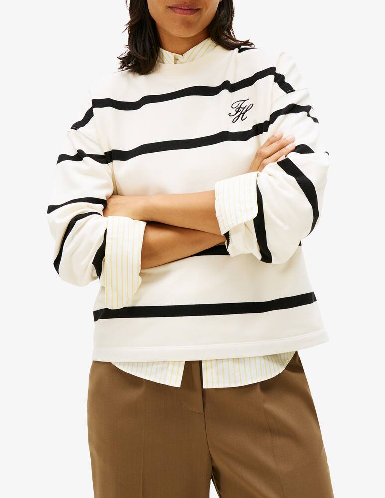 rinascente Tommy Hilfiger Felpa righe script