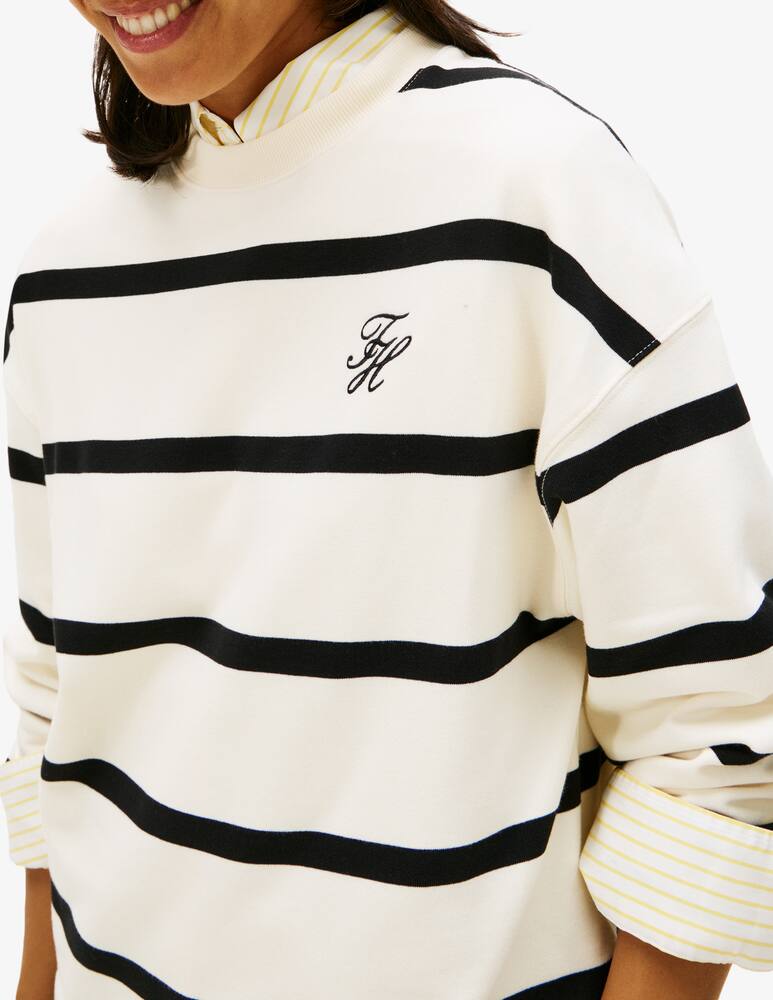 rinascente Tommy Hilfiger Felpa righe script