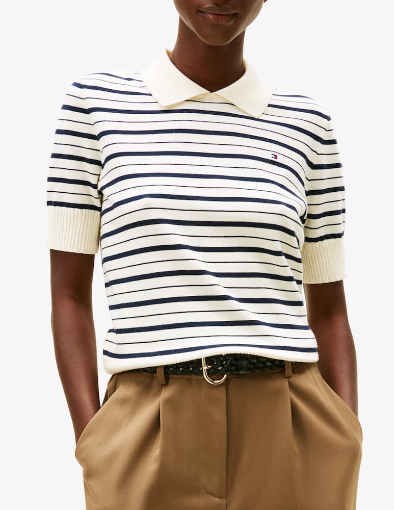 rinascente Tommy Hilfiger Striped jersey polo shirt