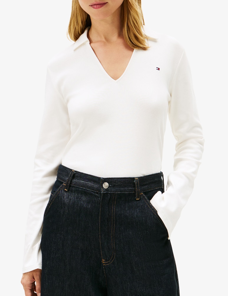 rinascente Tommy Hilfiger Modern Cody polo a maniche lunghe