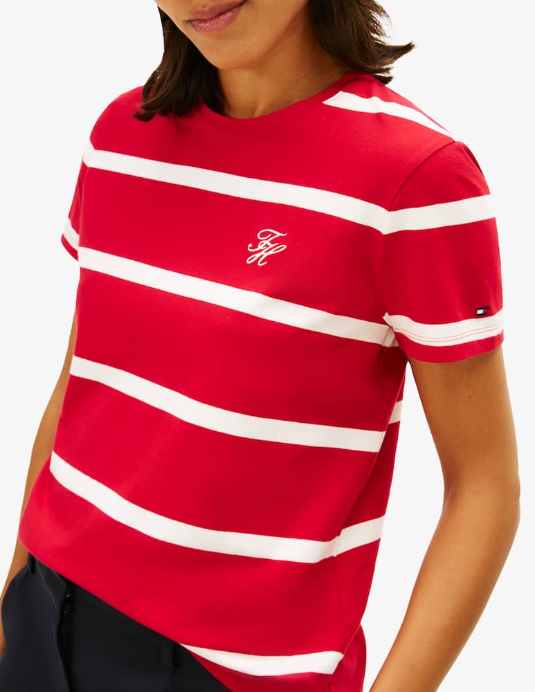 Tommy Hilfiger T-shirt girocollo script - immagine 4 Tommy Hilfiger T-shirt girocollo script - immagine 4