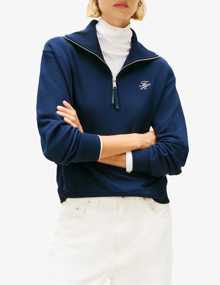 rinascente Tommy Hilfiger Felpa mezza zip