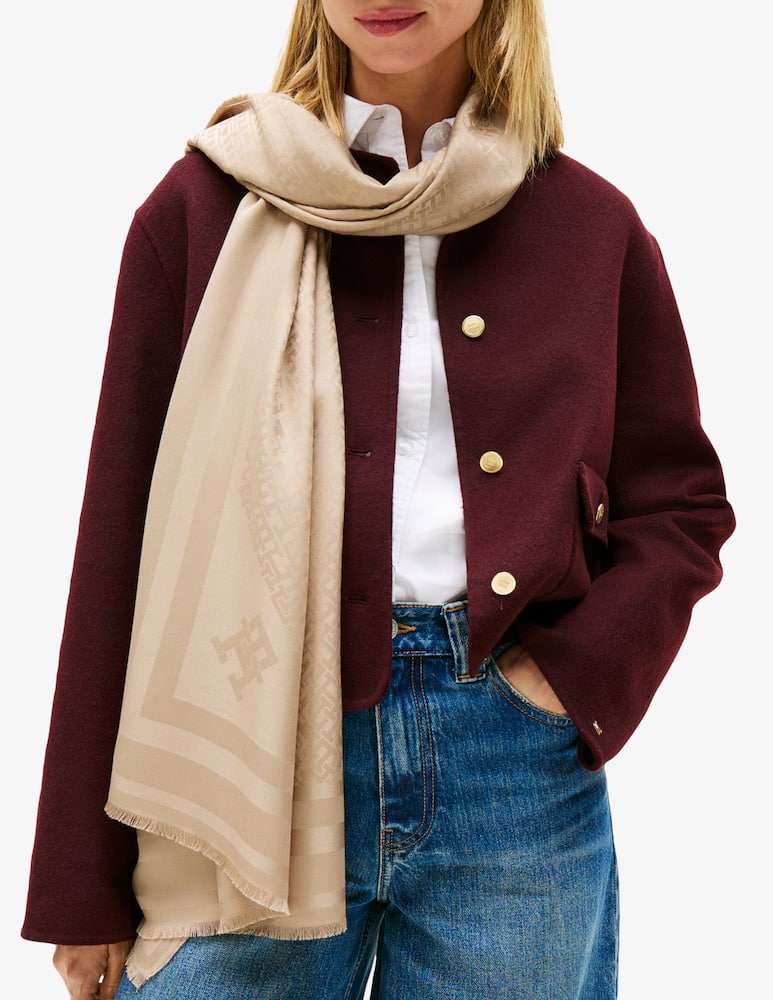 rinascente Tommy Hilfiger Monogram scarf