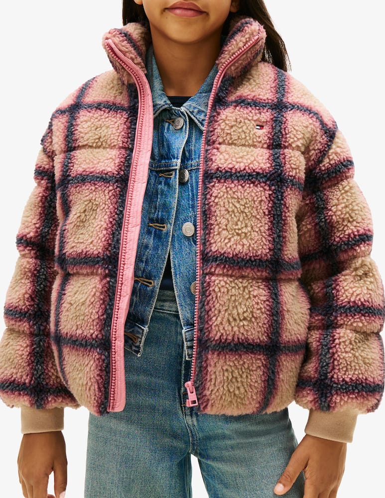 rinascente Tommy Hilfiger Bomber teddy a quadri