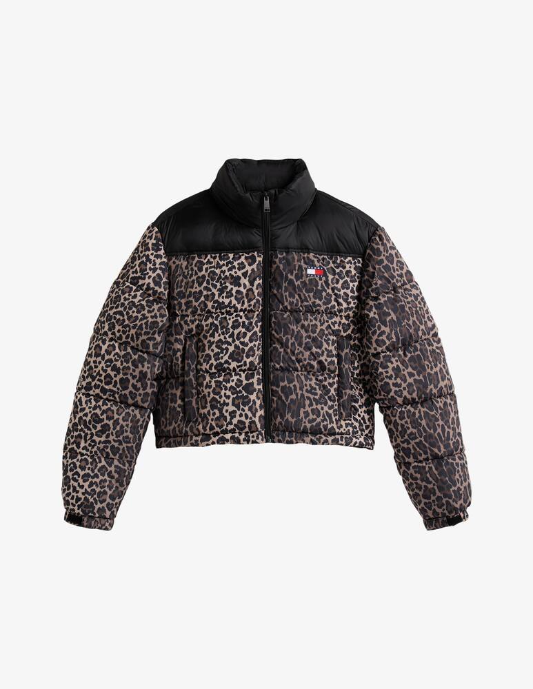 Tommy Jeans Piumino leopardata corta - immagine 2 Tommy Jeans Piumino leopardata corta - immagine 2