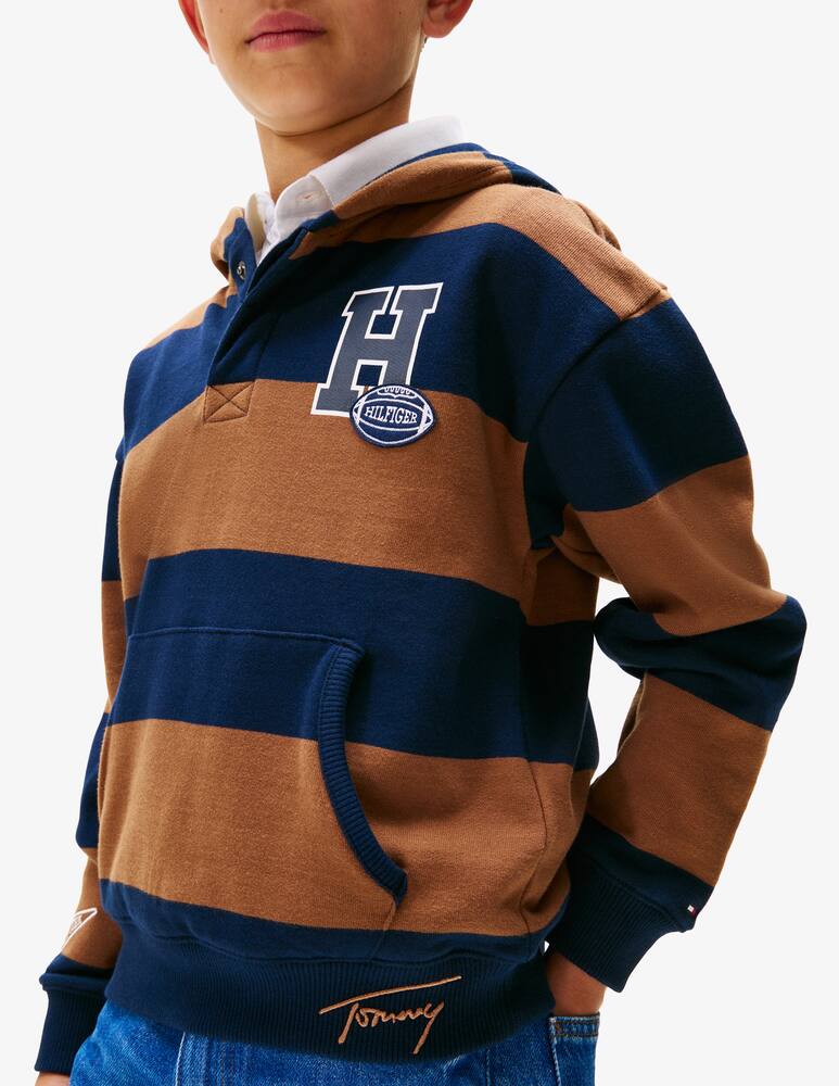 Tommy Hilfiger Varsity stripe hoodie - picture 4