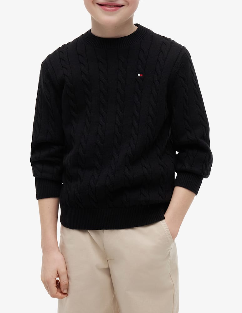 rinascente Tommy Hilfiger Maglia trecce in cotone