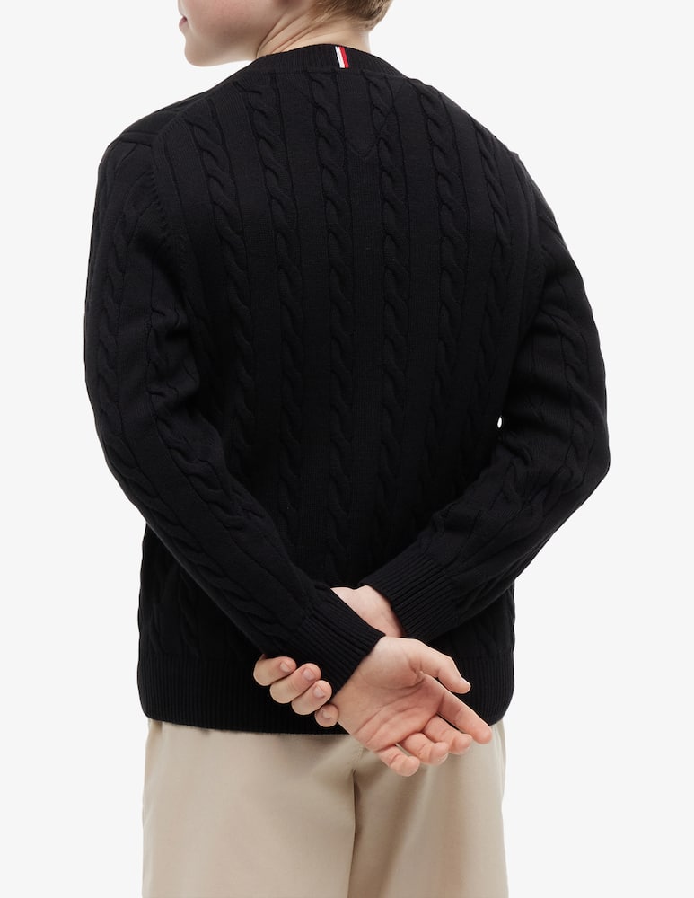 rinascente Tommy Hilfiger Maglia trecce in cotone