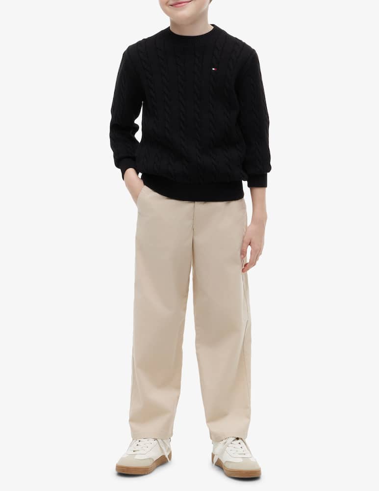 rinascente Tommy Hilfiger Maglia trecce in cotone