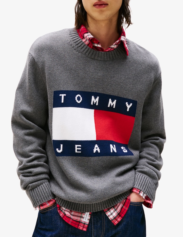 rinascente Tommy Jeans Maglione logo Tommy Jeans
