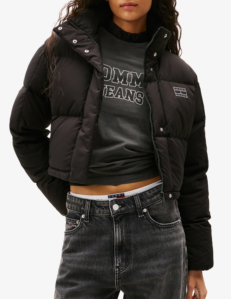 rinascente Tommy Jeans Alaska grid down jacket