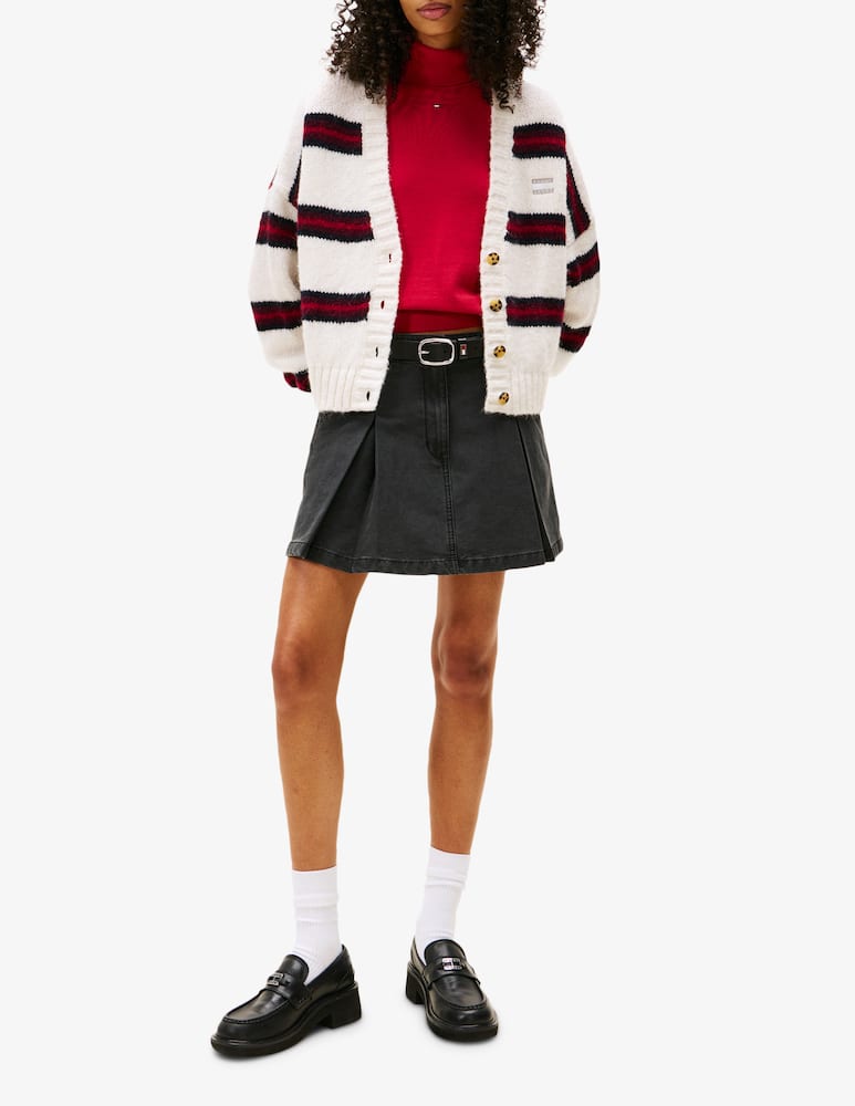 rinascente Tommy Jeans Badge stripe cardigan