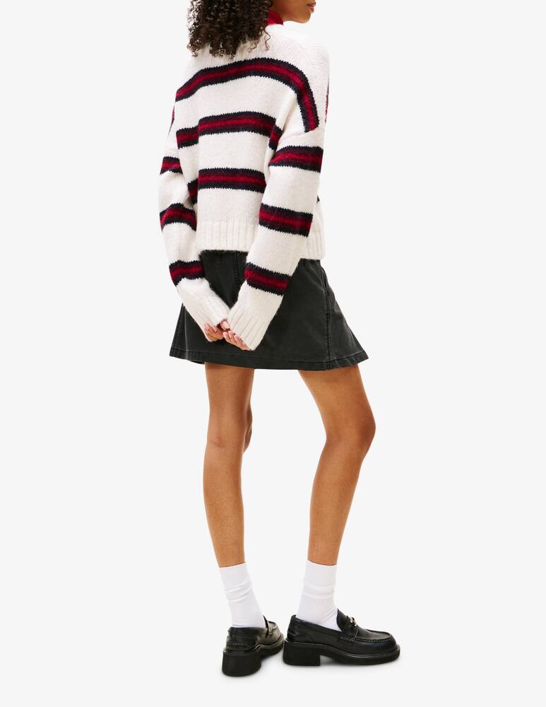 rinascente Tommy Jeans Badge stripe cardigan