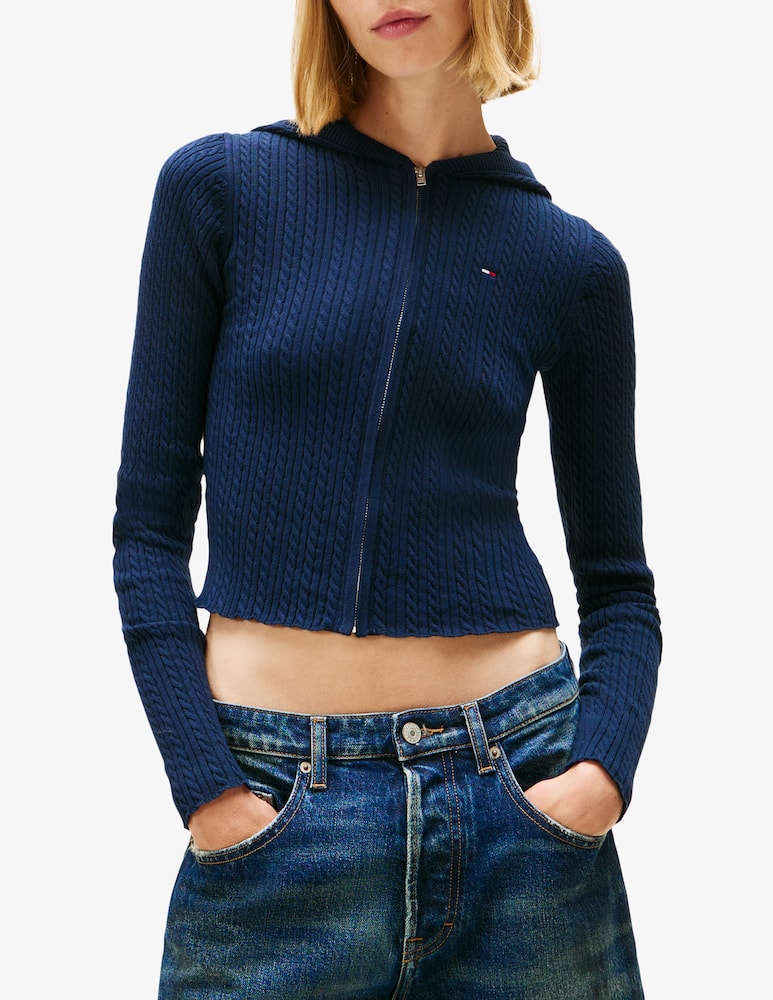 rinascente Tommy Jeans Zipper hooded cardigan