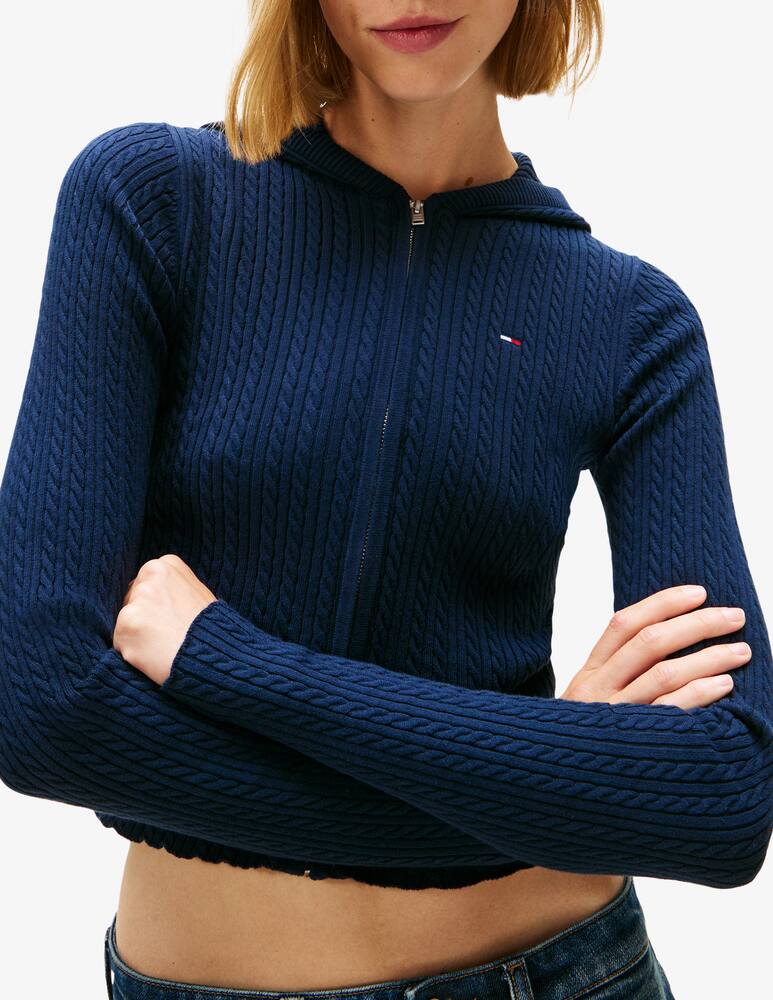 rinascente Tommy Jeans Zipper hooded cardigan