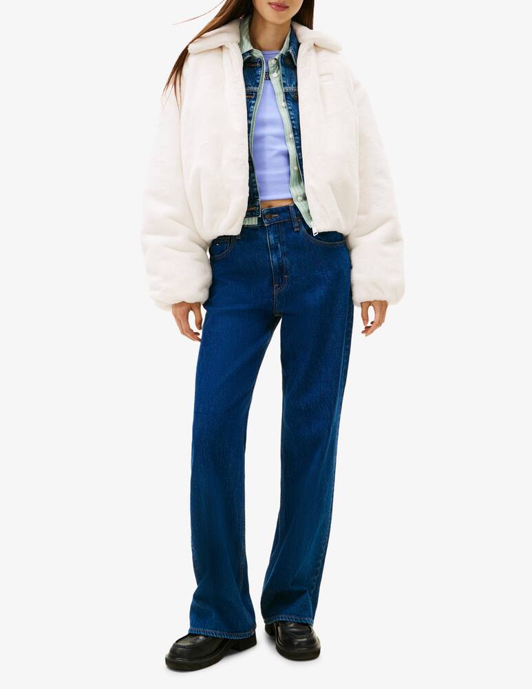 rinascente Tommy Jeans Giacca bomber in pelliccia sintetica