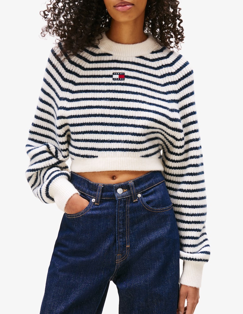rinascente Tommy Jeans Maglione crop badge TJW