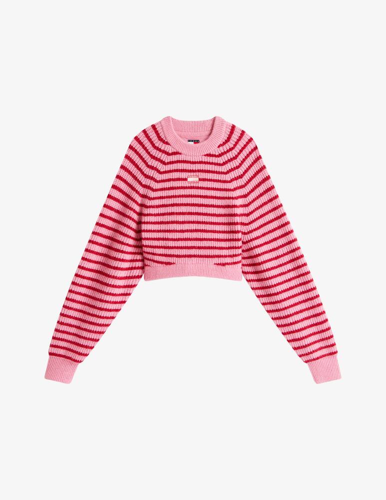 Tommy Jeans Maglione crop a righe - immagine 5 Tommy Jeans Maglione crop a righe - immagine 5