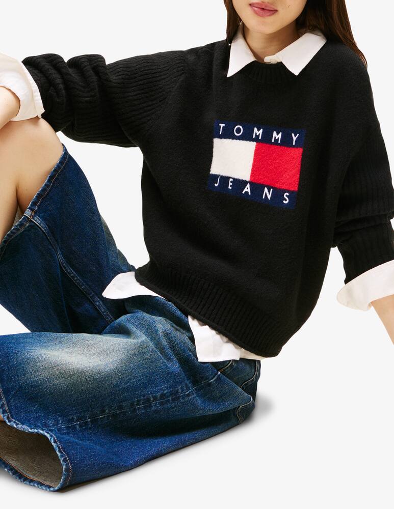 rinascente Tommy Jeans Flag logo sweater