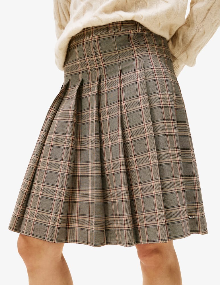 rinascente Tommy Hilfiger Pleated check skirt