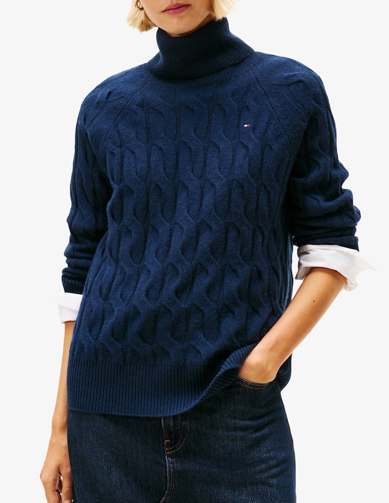 Tommy Hilfiger Wool high-neck sweater - picture 1 Tommy Hilfiger Wool high-neck sweater - picture 1